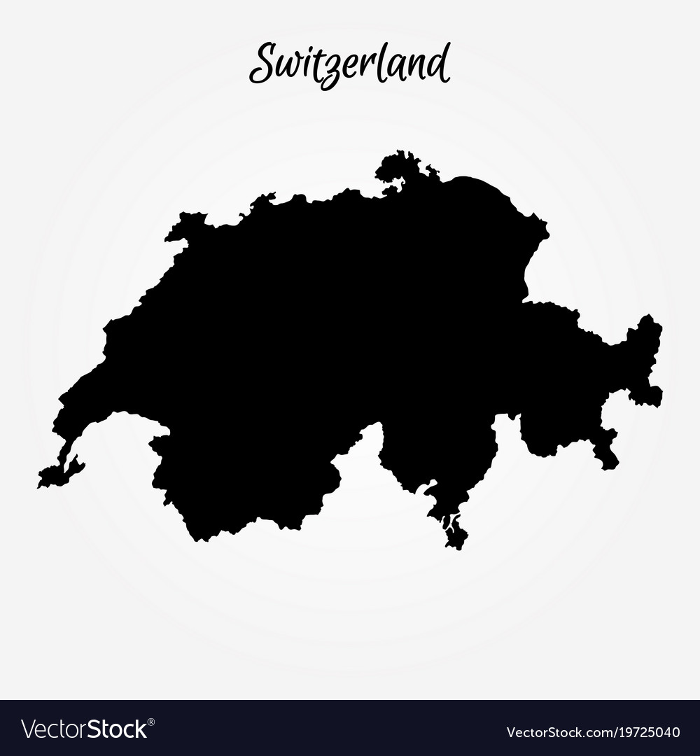 Map of switzerland