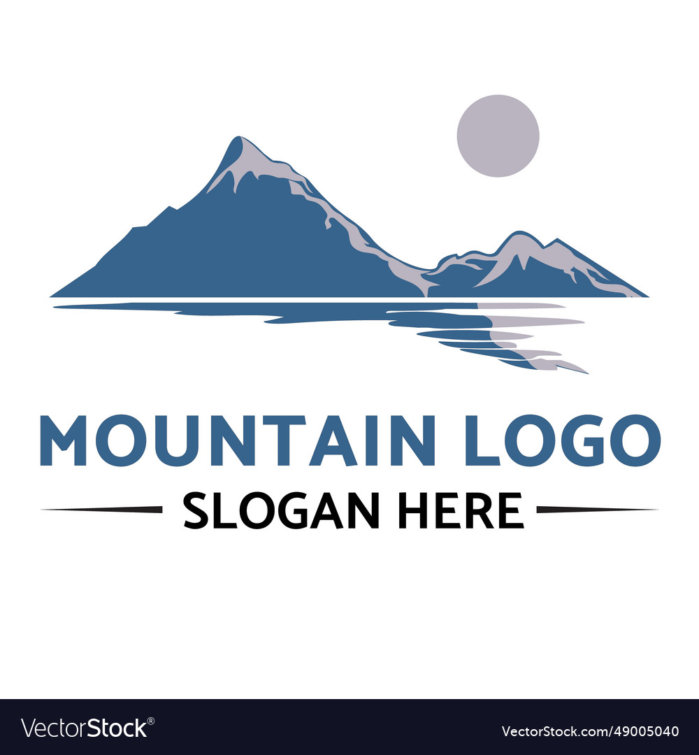 Mountain logo Royalty Free Vector Image - VectorStock