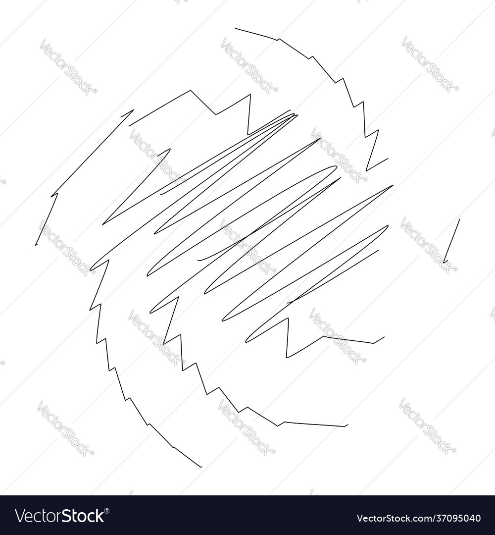 Spiral swirl twirl design element with sketchy vector image Spiral swirl twirl design element with sketchy