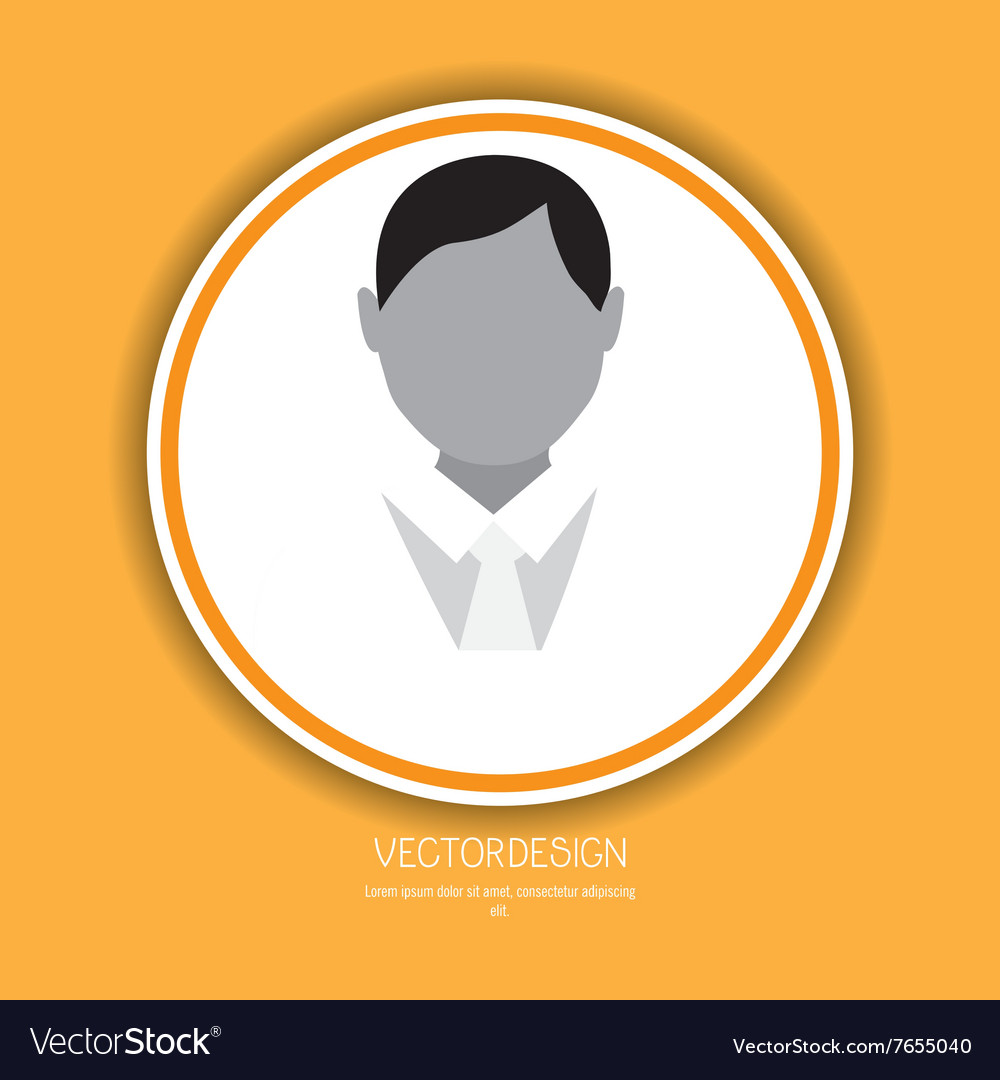 User profile design Royalty Free Vector Image - VectorStock