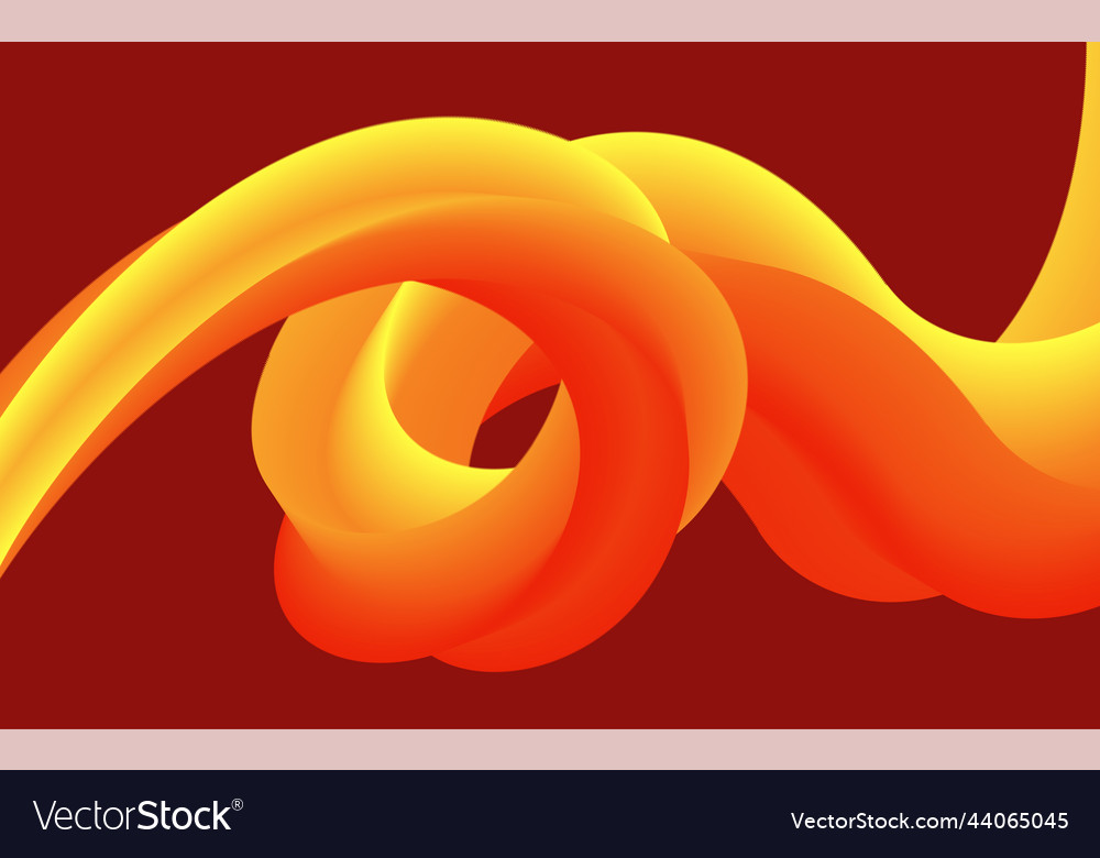 Abstract wave design element vector image Abstract wave design element