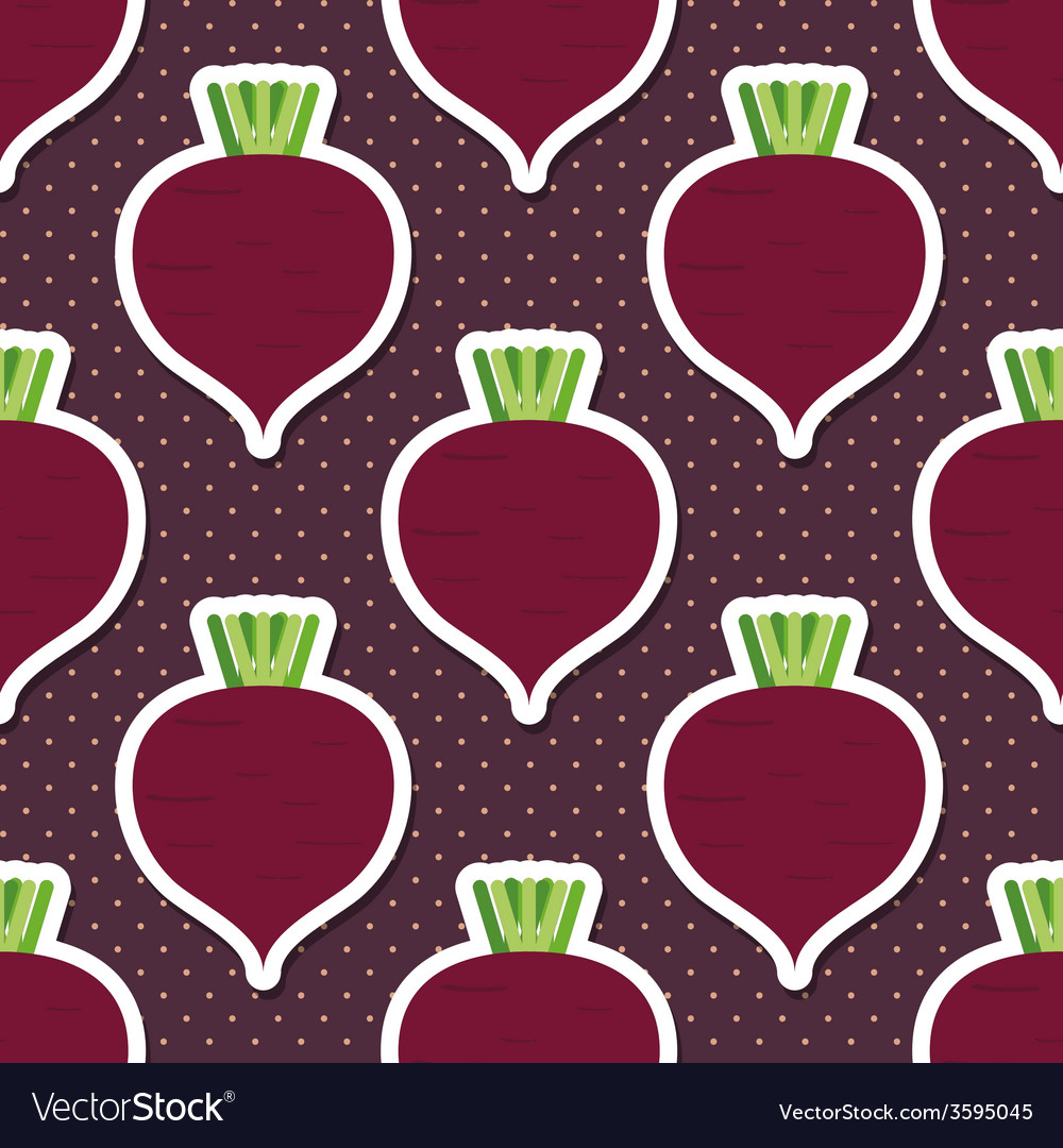Beet pattern seamless texture with beetroot