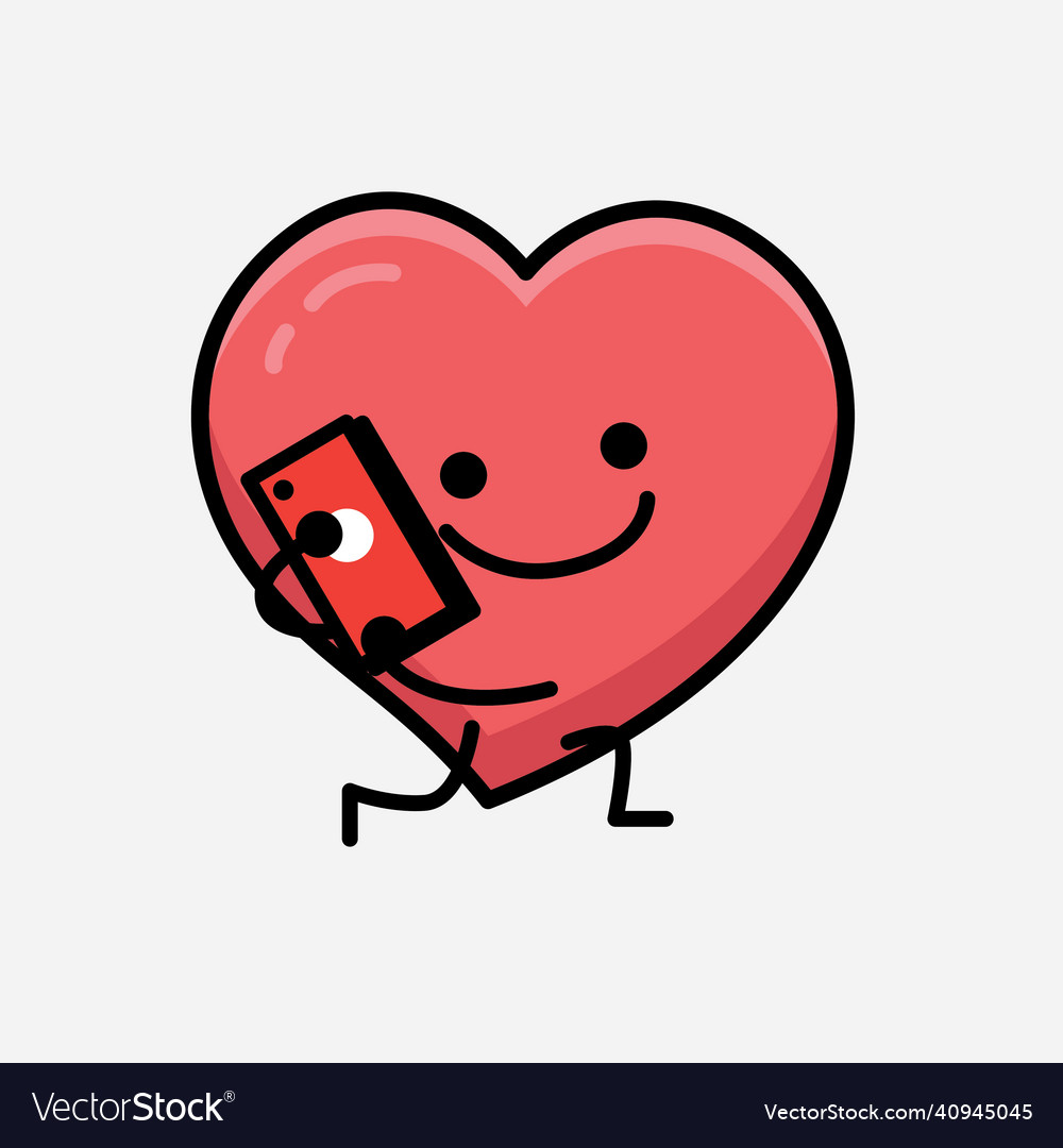 Heart character mascot