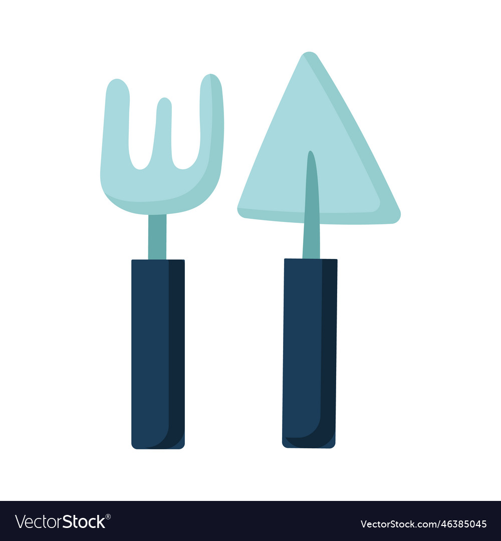 Isolated image for use in gardening design vector image Isolated image for use in gardening design