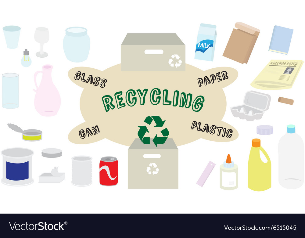 Recycling Royalty Free Vector Image Vectorstock 1311