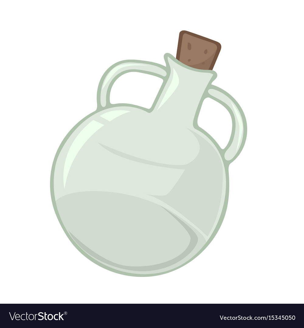 Empty bottles isolated