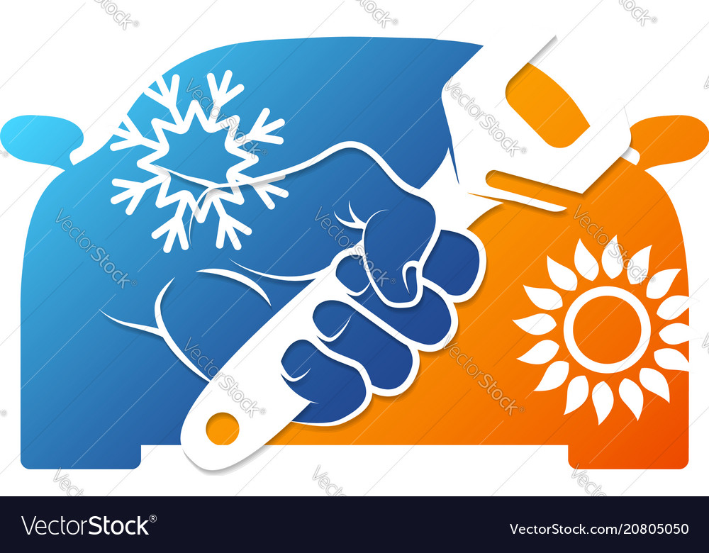 Repair Air Conditioner Cars Royalty Free Vector Image