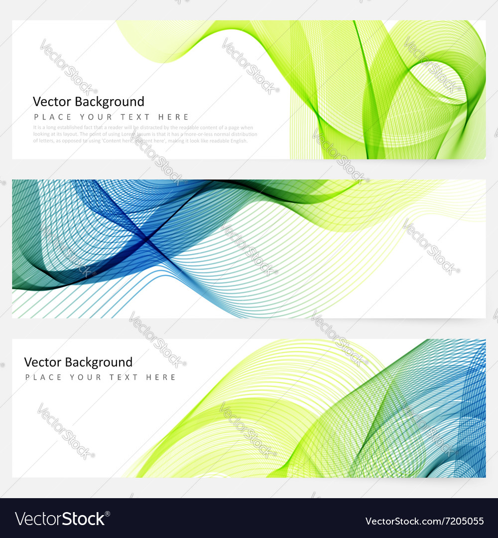 Abstract Template Banner Royalty Free Vector Image
