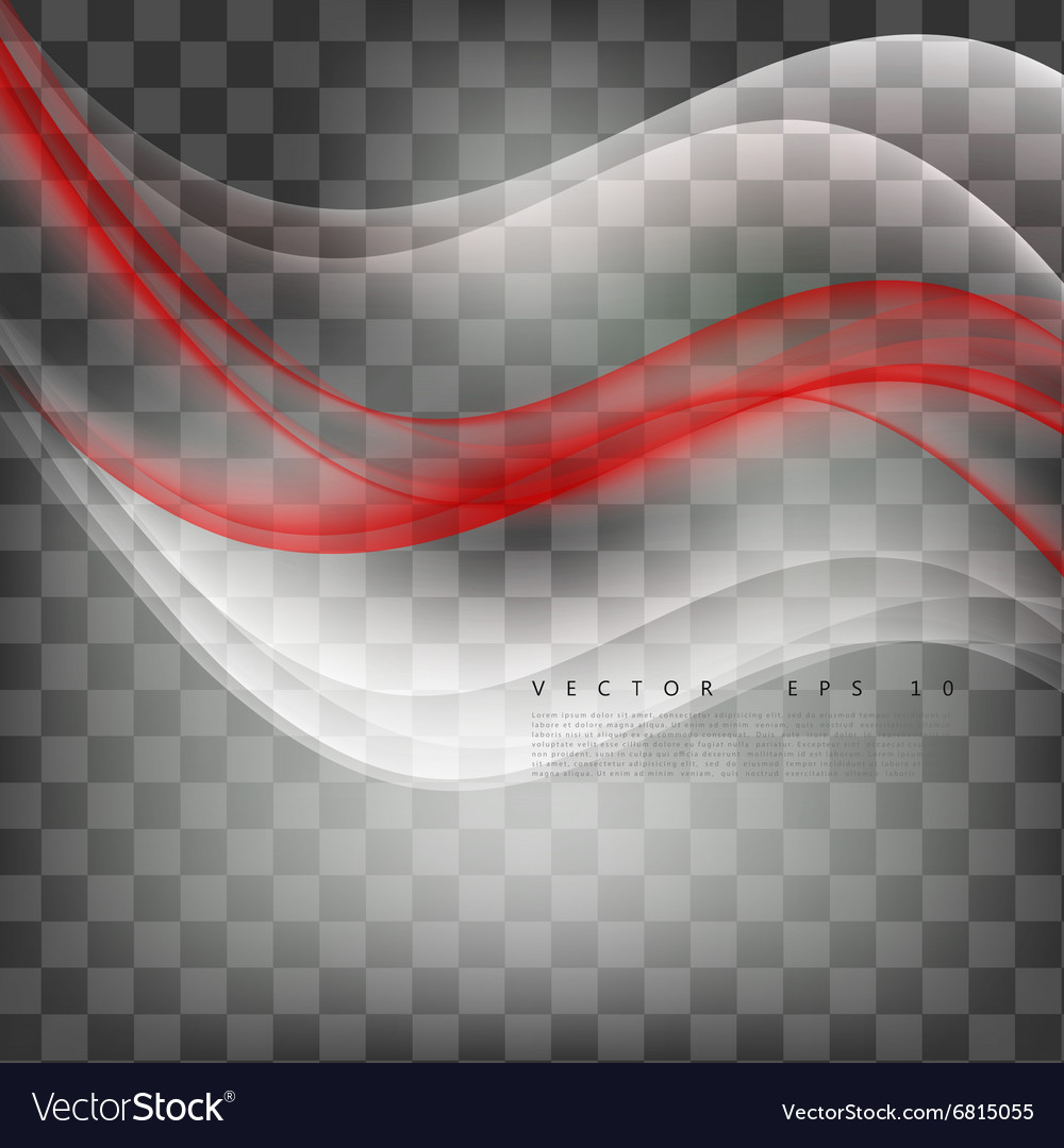 Red background curve