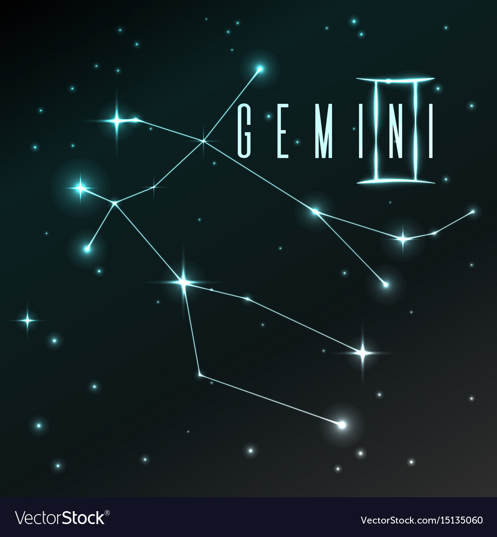 Air symbol of gemini zodiac sign horoscope Vector Image