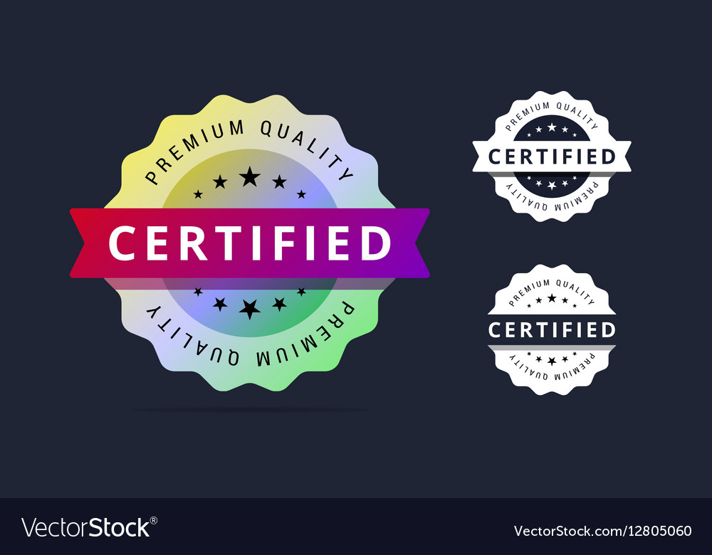 Certified stamp Royalty Free Vector Image - VectorStock