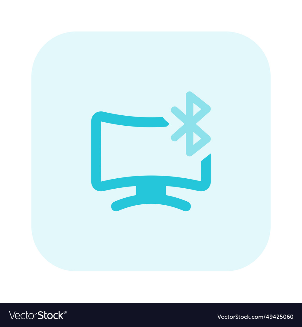 Full resolution screen connected with bluetooth