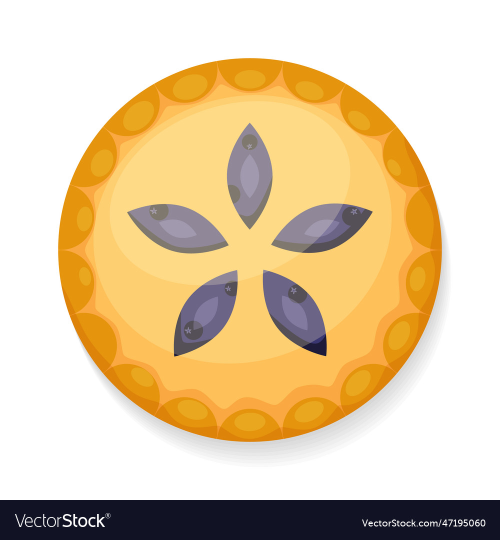 Homemade blueberry pie