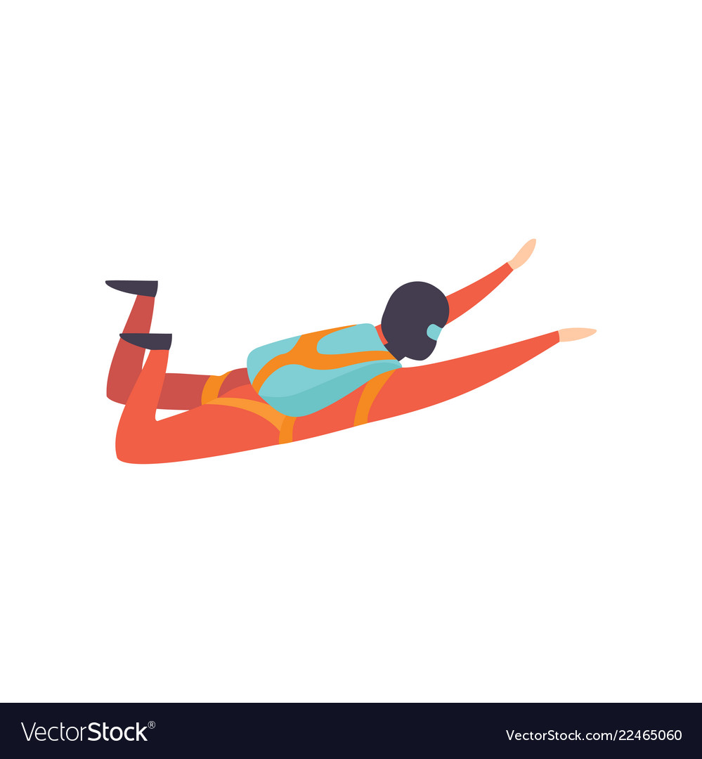 Falling through the air. Falling through the air