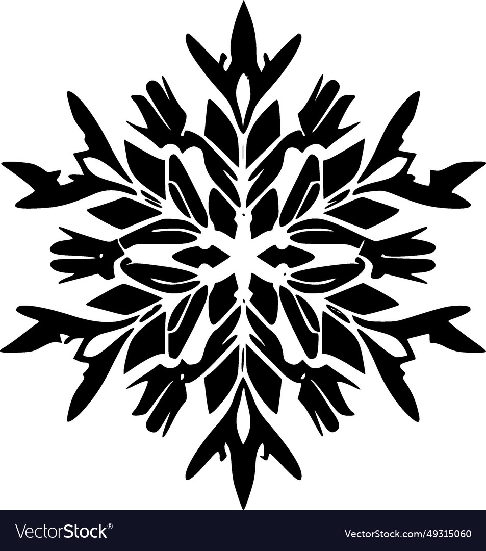 Snowflake - high quality logo ideal for t-shirt