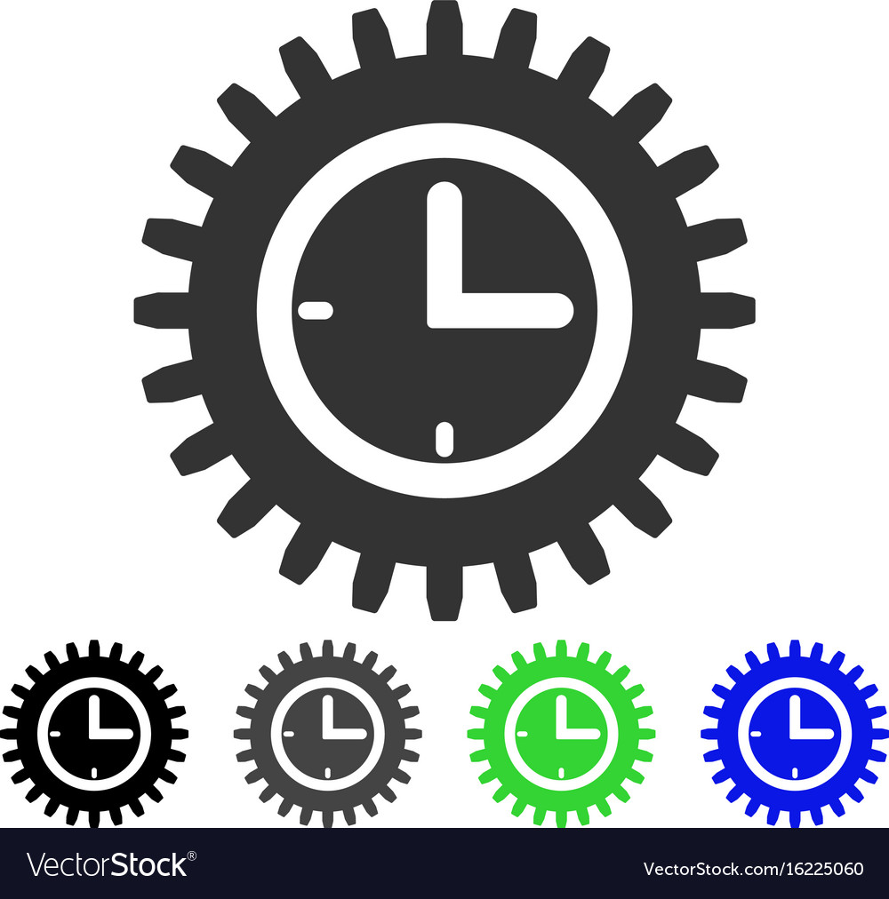 Time options flat icon