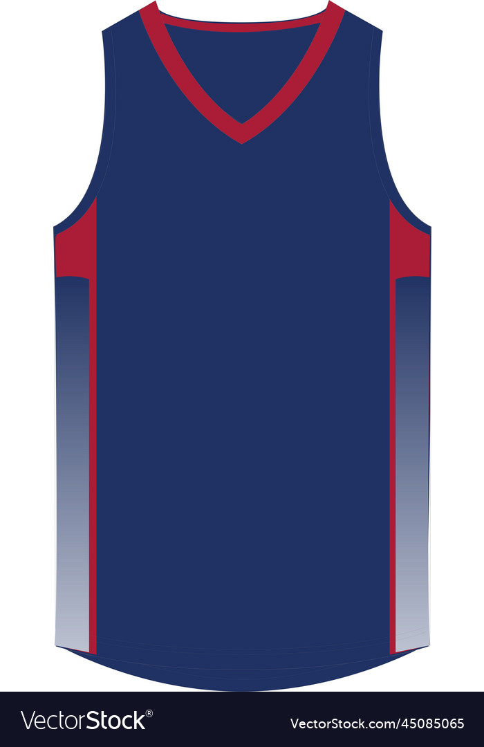 Basketball singlets design mock ups Royalty Free Vector