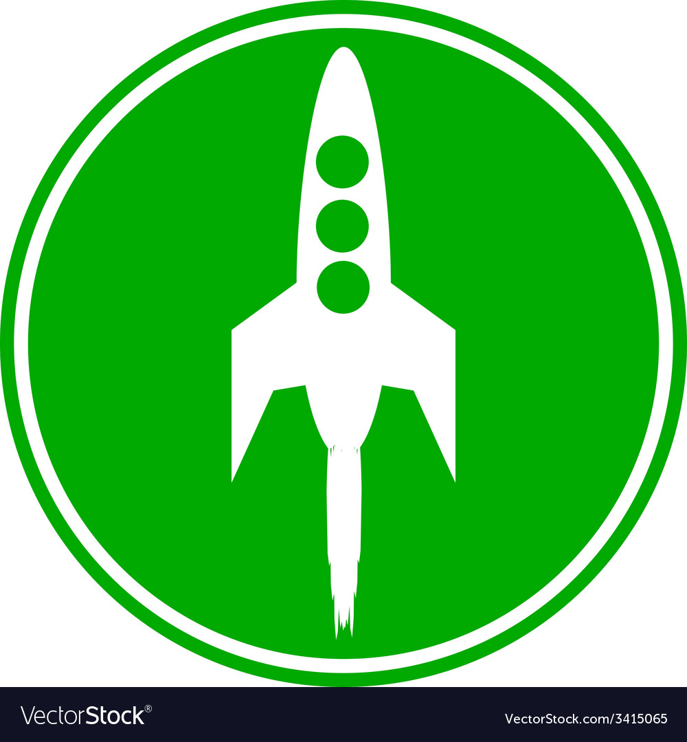 Starting rocket button