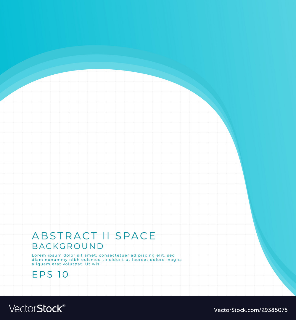 Abstract fluid wave shape modern art curve style