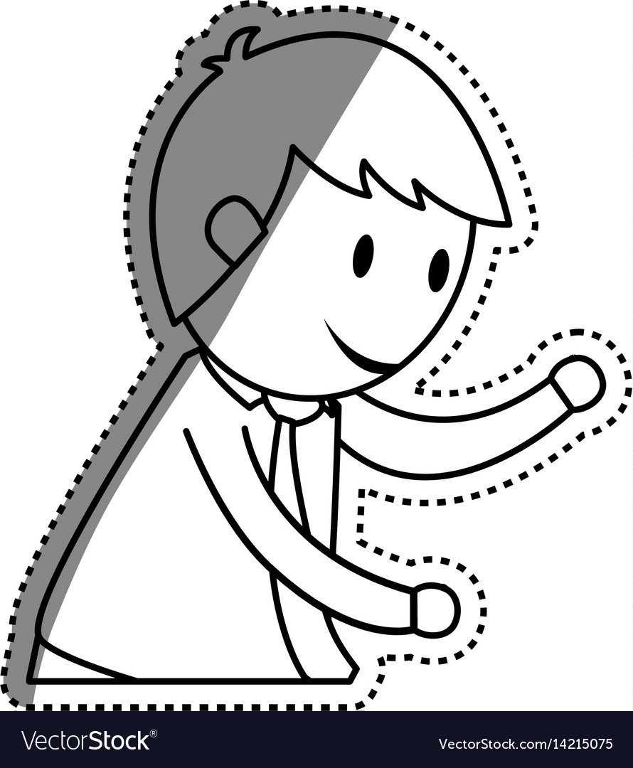Businessman entrepreneur cartoon
