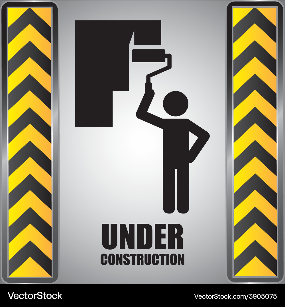 Construction design Royalty Free Vector Image - VectorStock