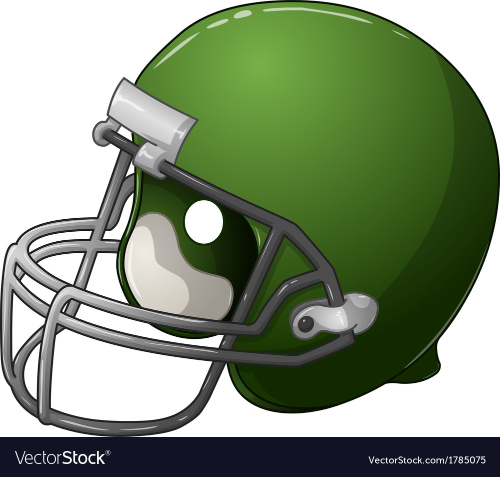 football helmet green