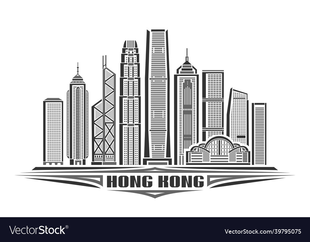 Hong kong Royalty Free Vector Image - VectorStock