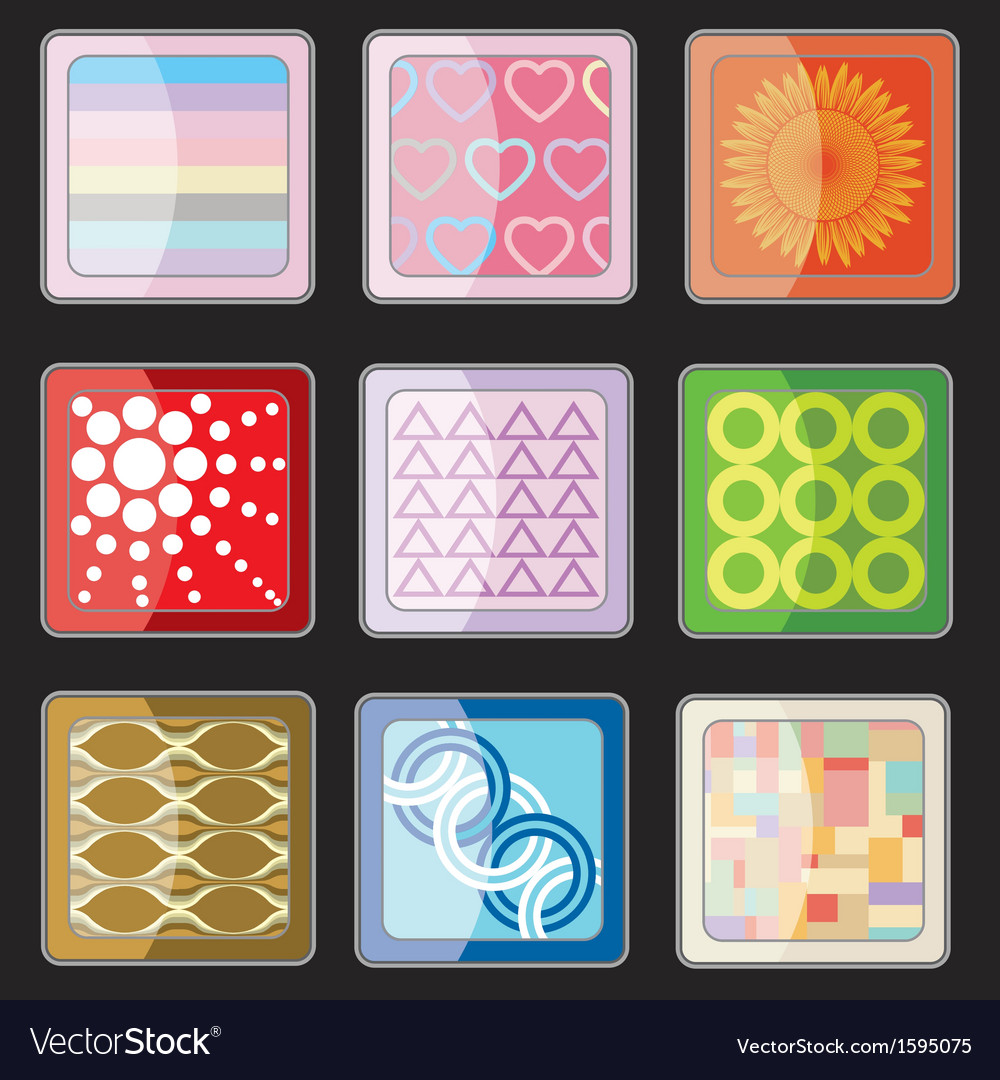 Set of abstract icon