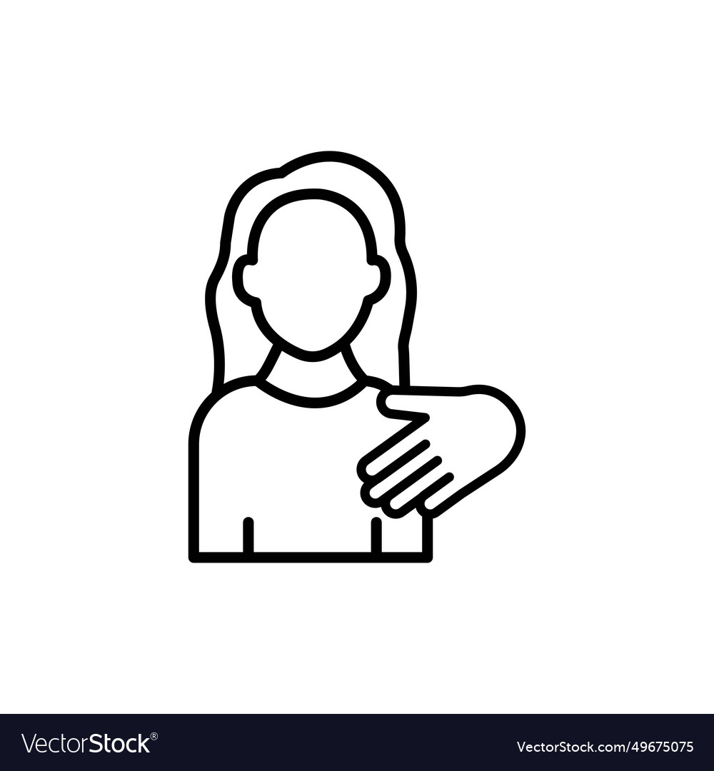 Sexual harassment icon from people collection Vector Image