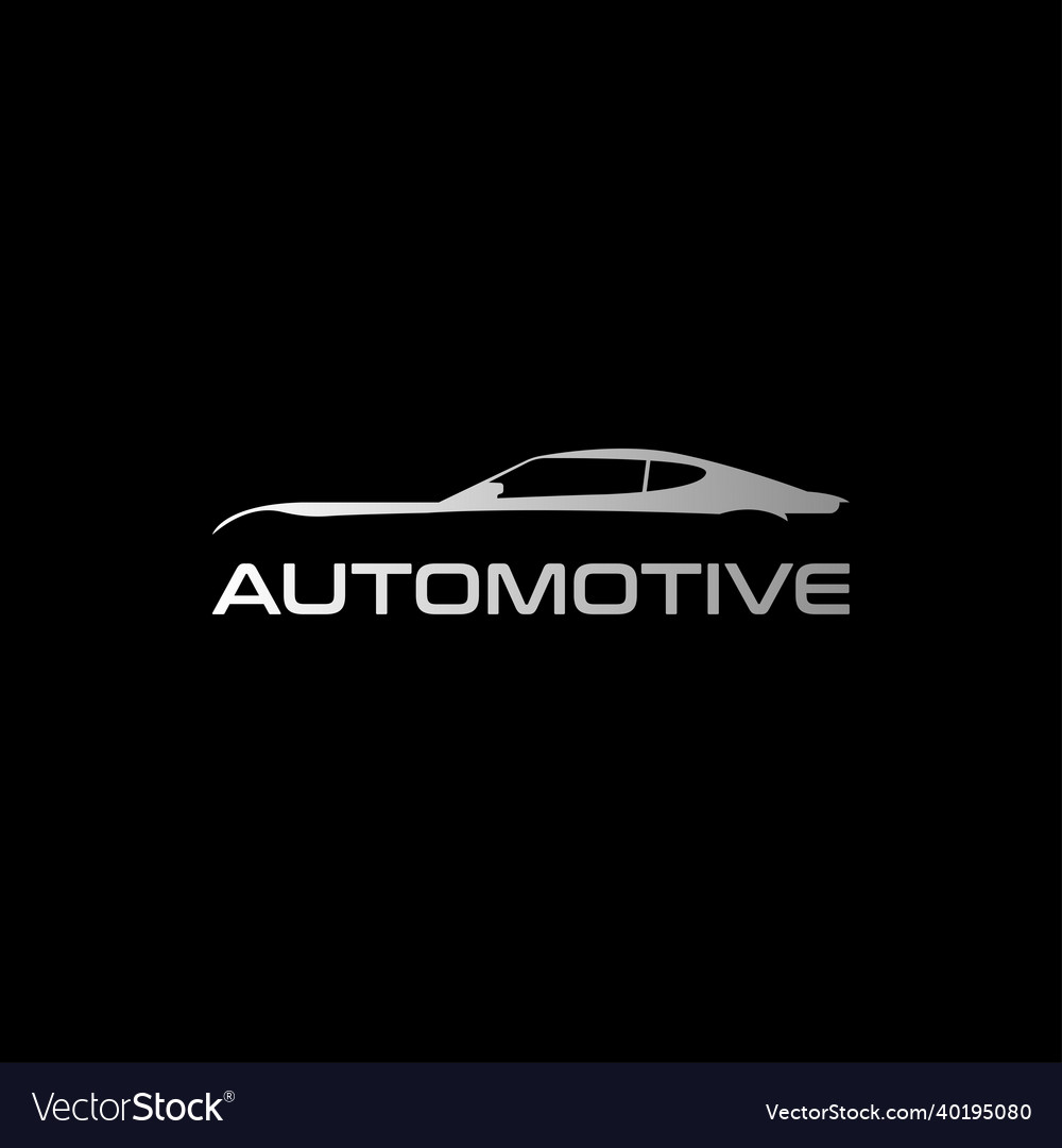 Automotive car logo design template