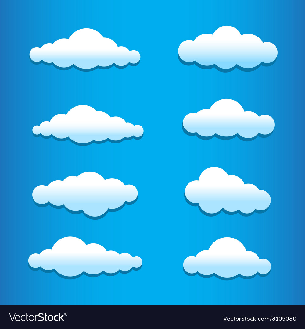 Cartoon Wolken