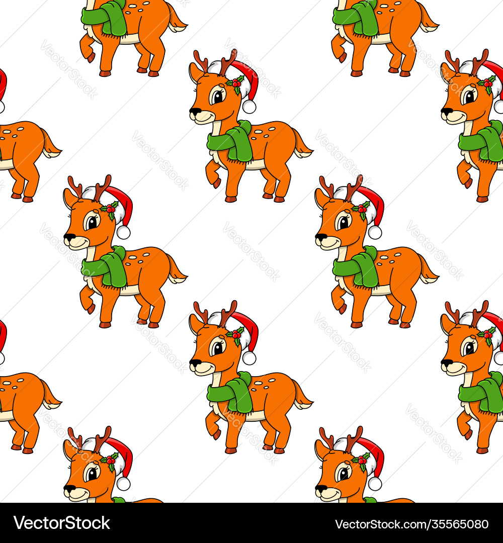 Color seamless pattern cartoon style bright Vector Image