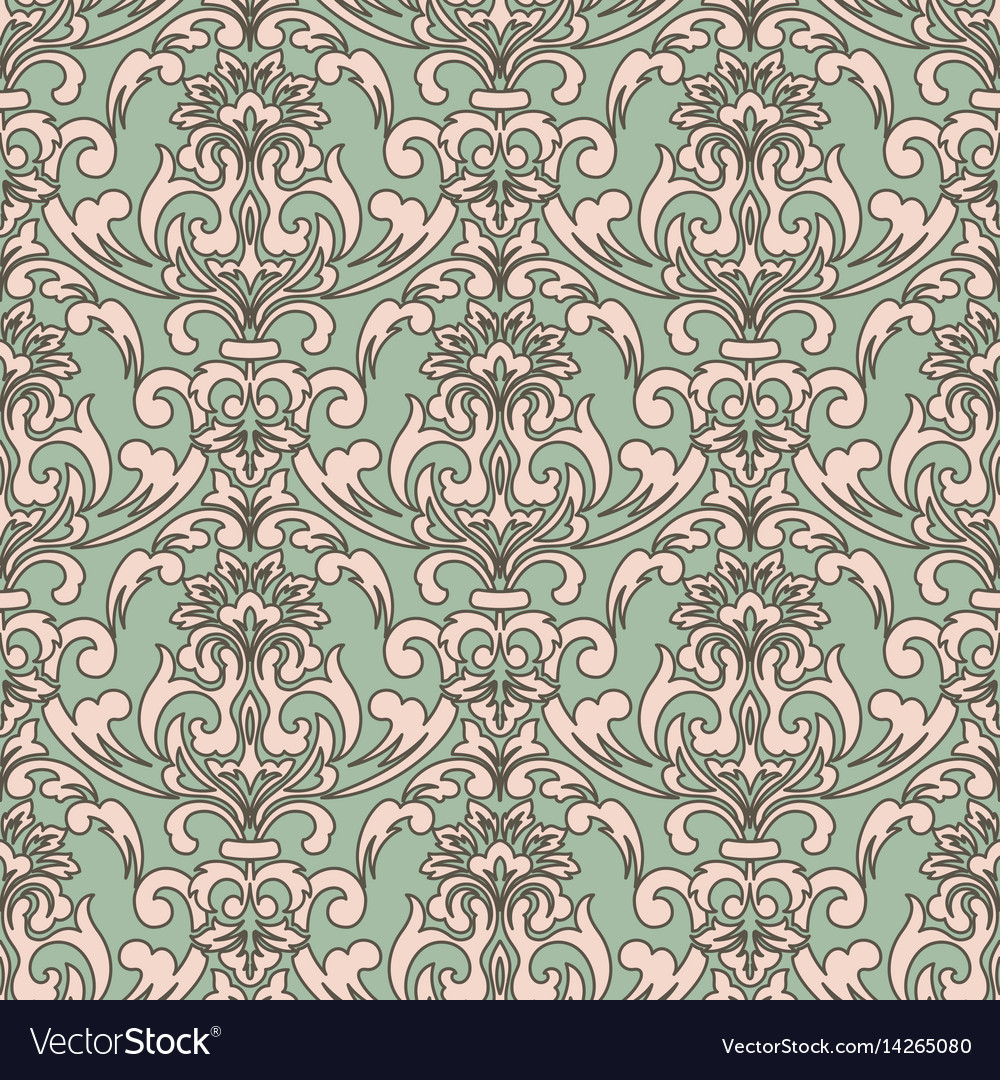 Damask seamless pattern background classical