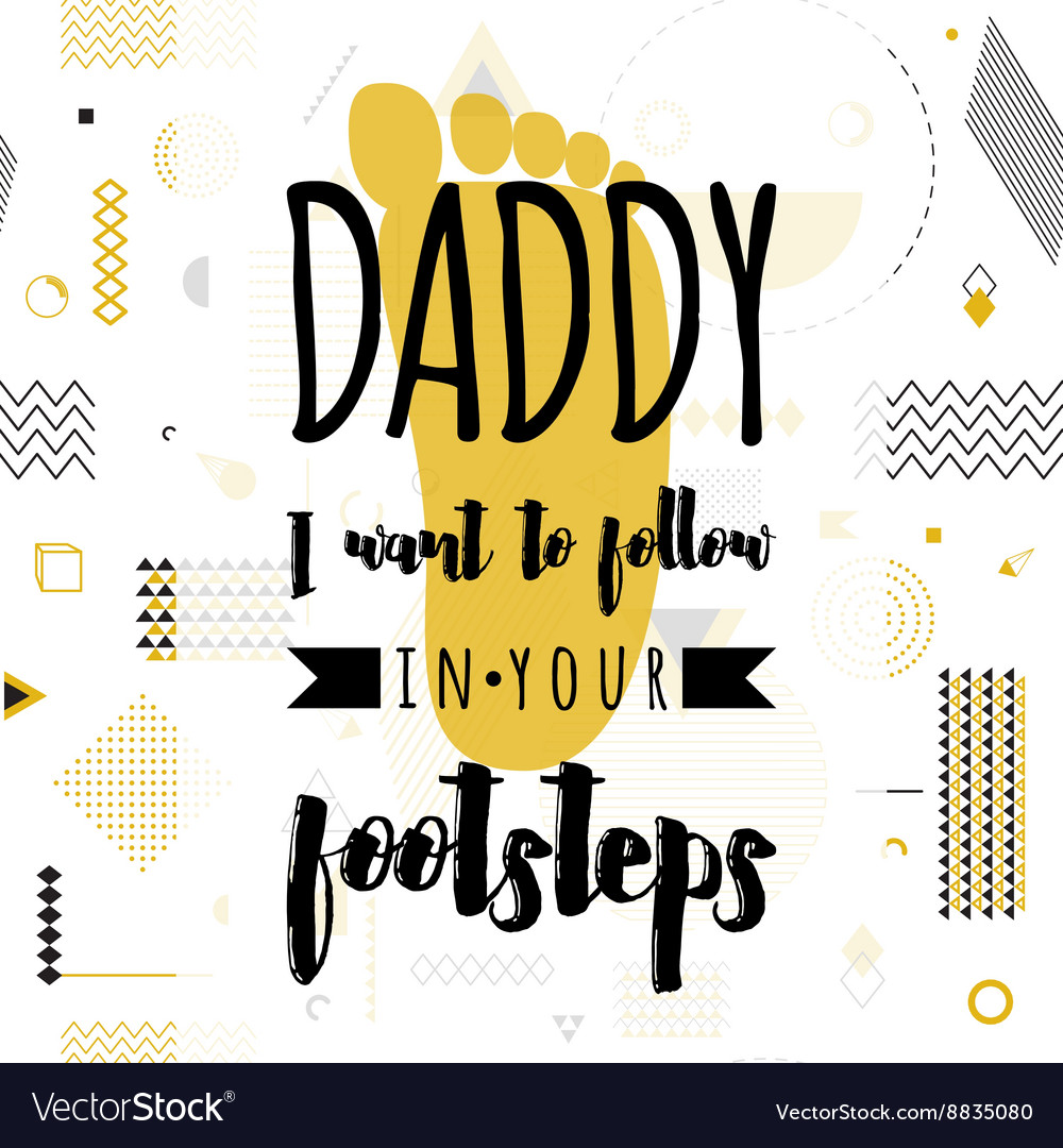 happy fathers day wishes design background vector image
