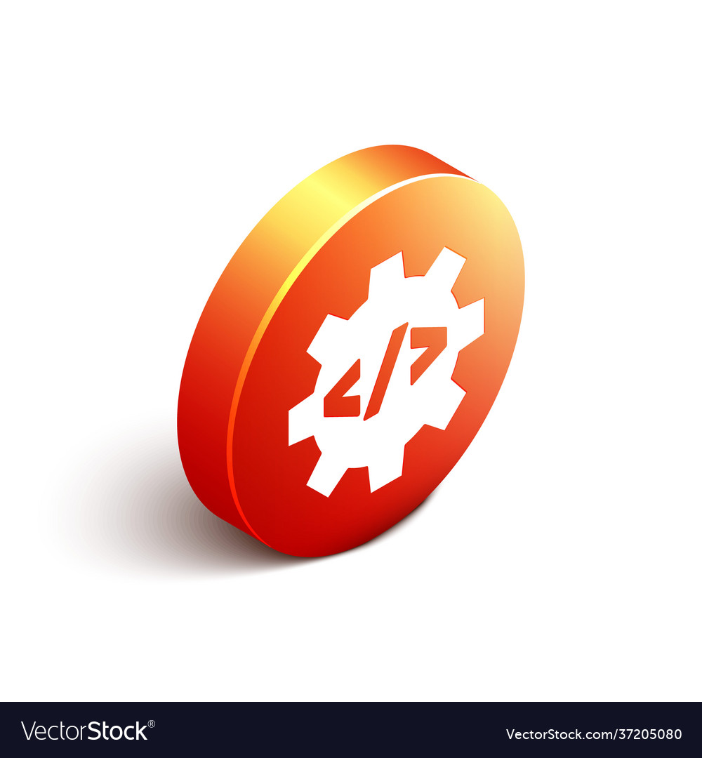 Isometric web design and front end development vector image Isometric web design and front end development