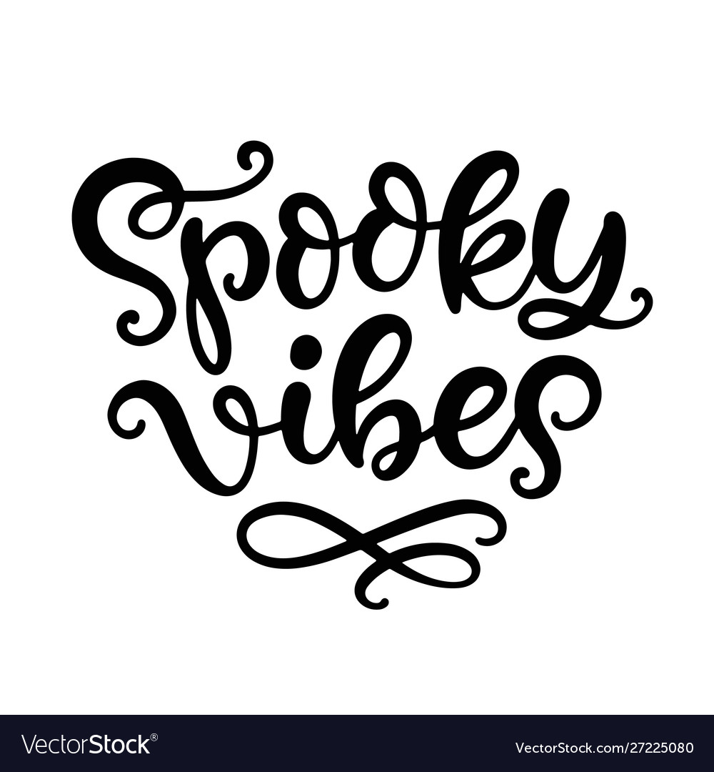 Spooky vibes halloween party poster