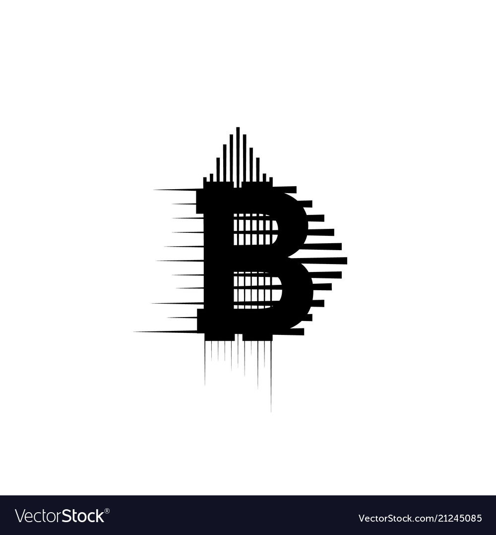 Bitcoin coin with fast speed motion lines vector image Bitcoin coin with fast speed motion lines
