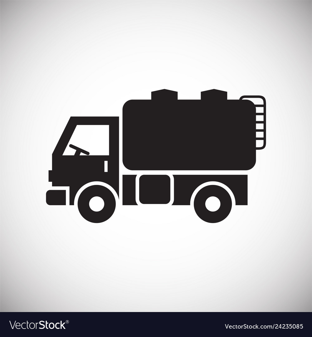 Truck icon on background for graphic and web