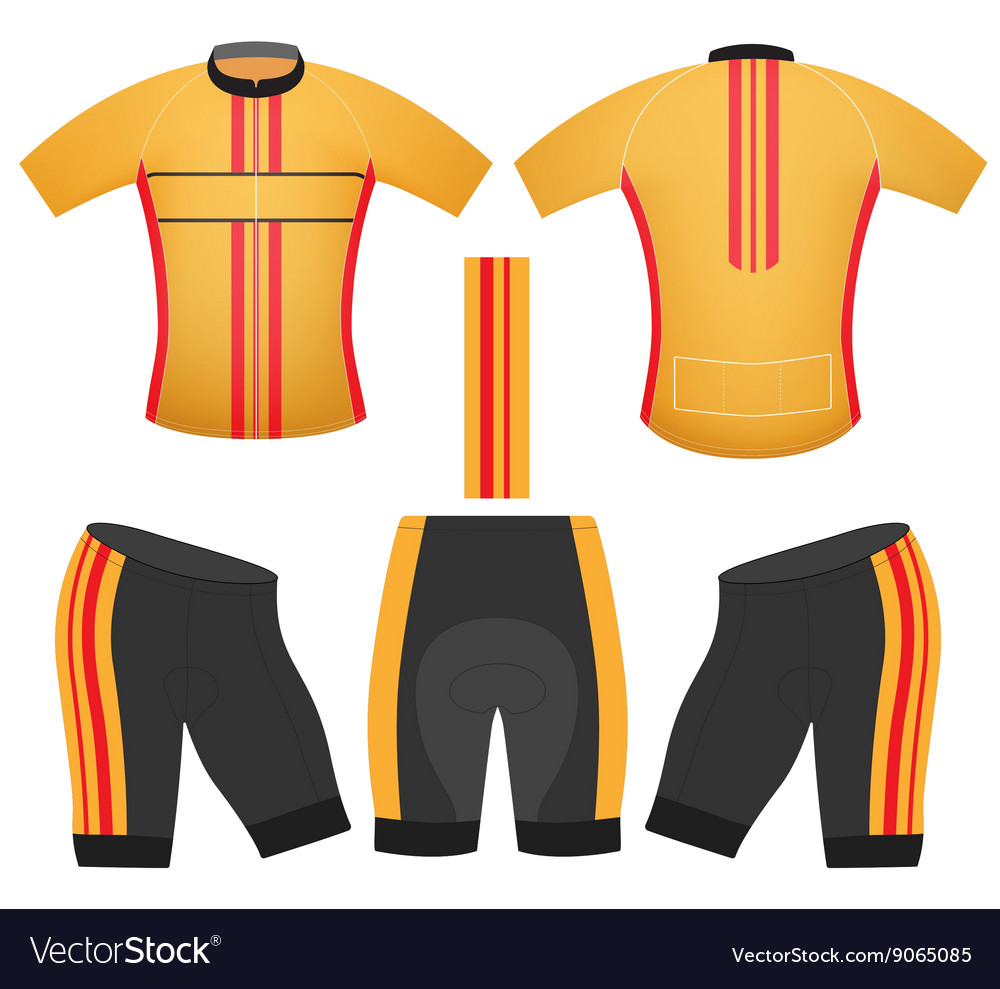 Download Yellow Cycling Vest Royalty Free Vector Image Vectorstock PSD Mockup Templates