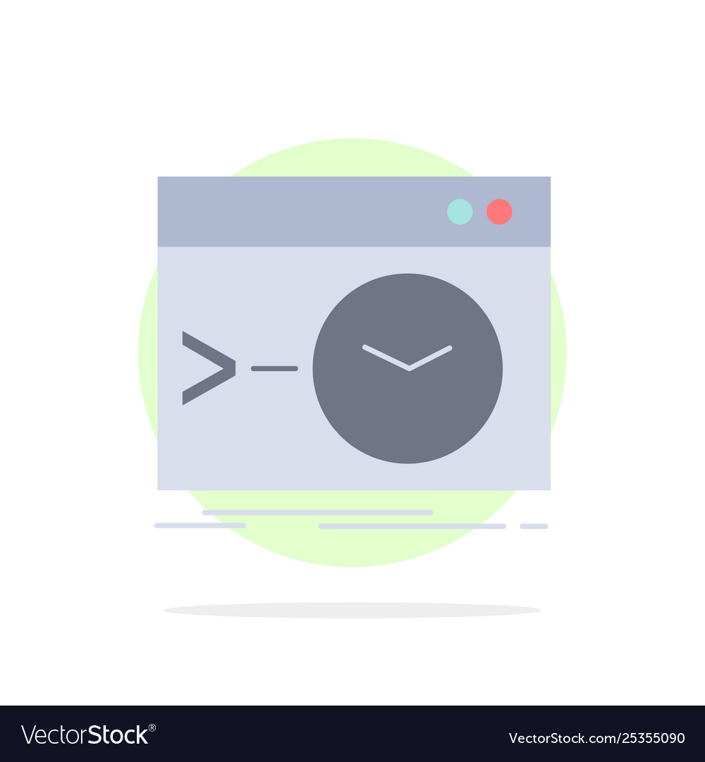Admin-Befehl root Software Terminal flache Farbe