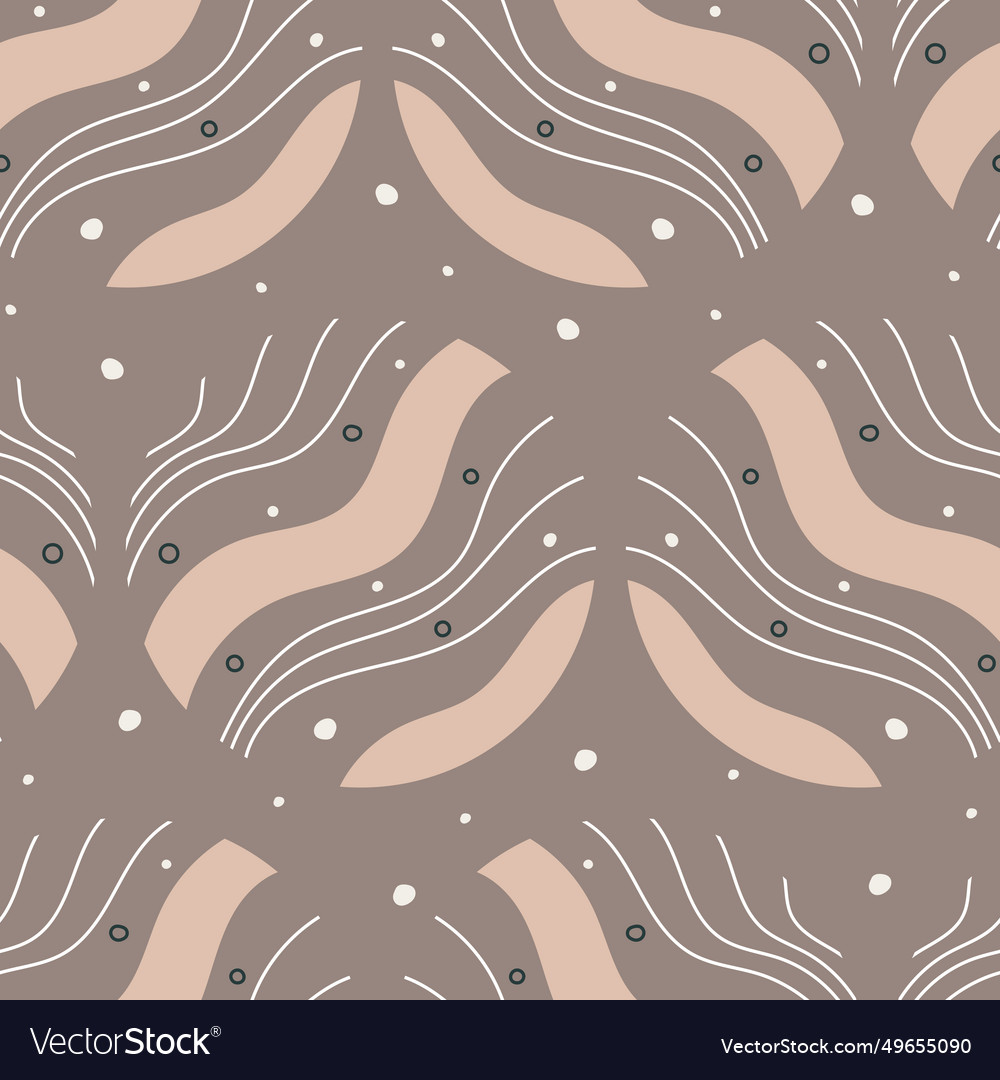 Boho Shapes & Spots Pattern