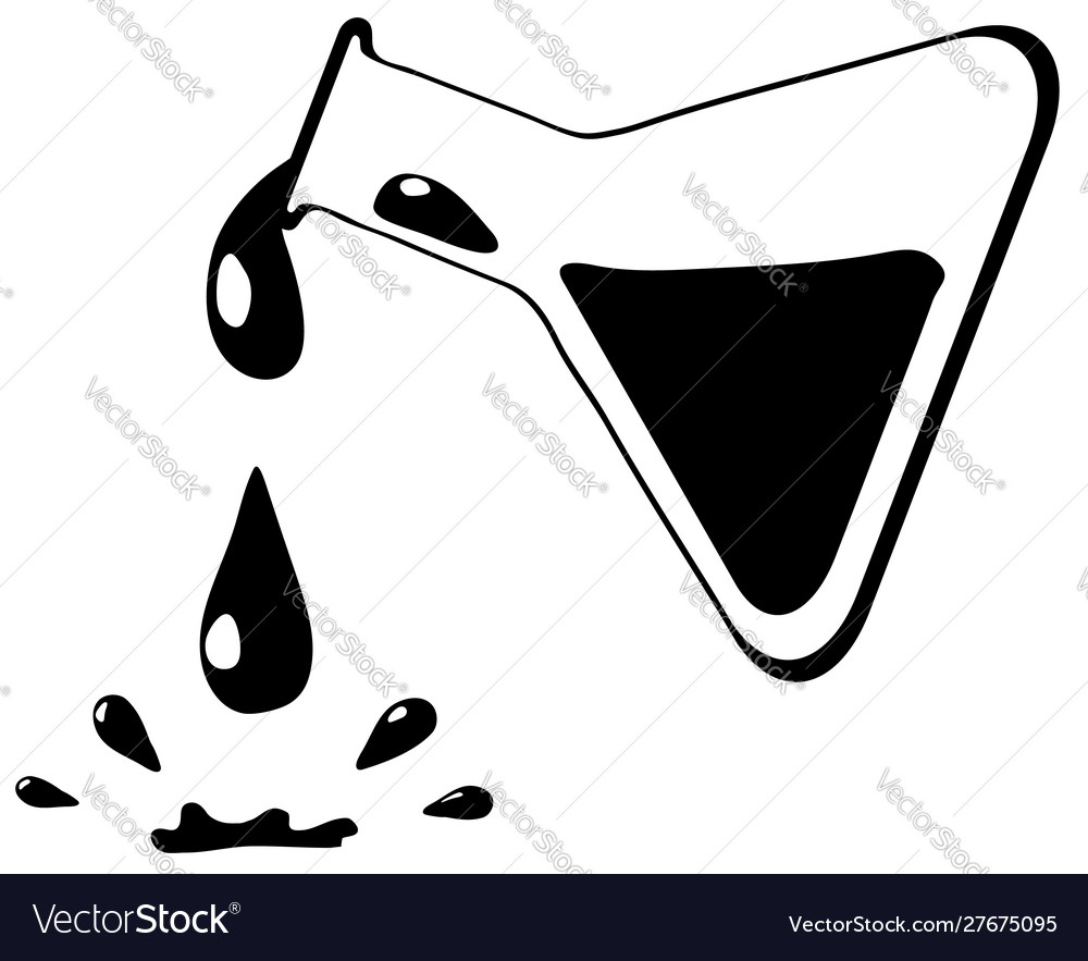 Chemical droplets symbol