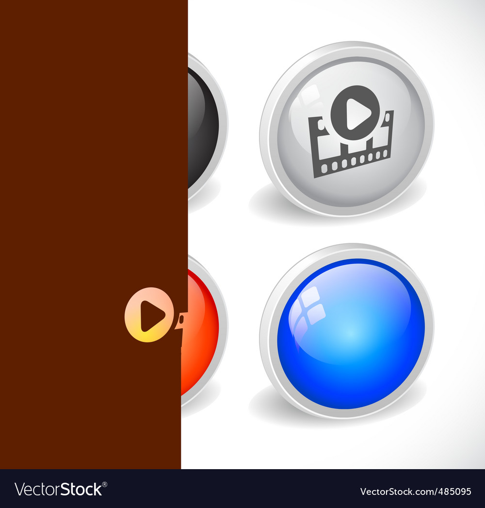 Color 3d buttons for web