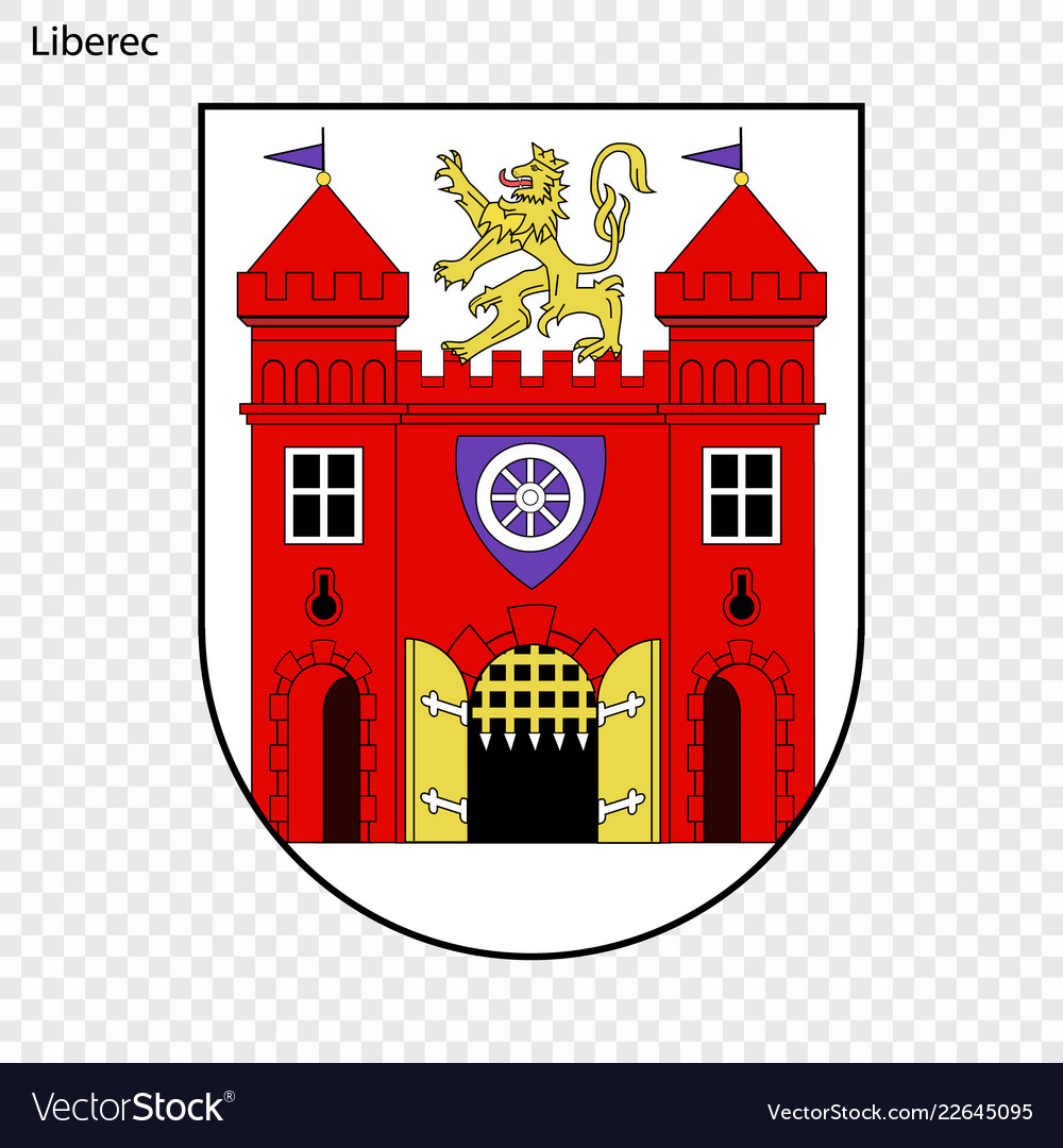 Emblem der Stadt tschechische Republik