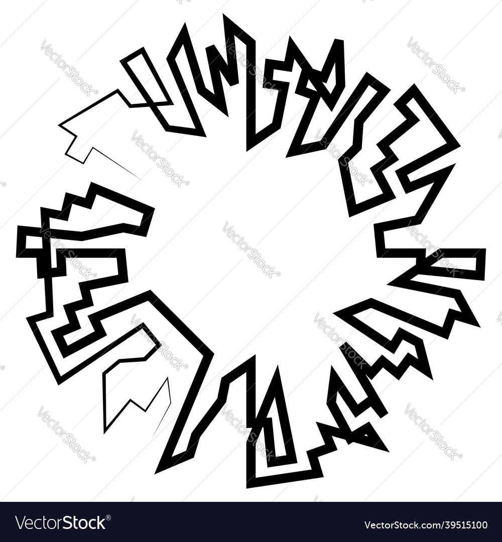 Abstract Angular Circular Element
