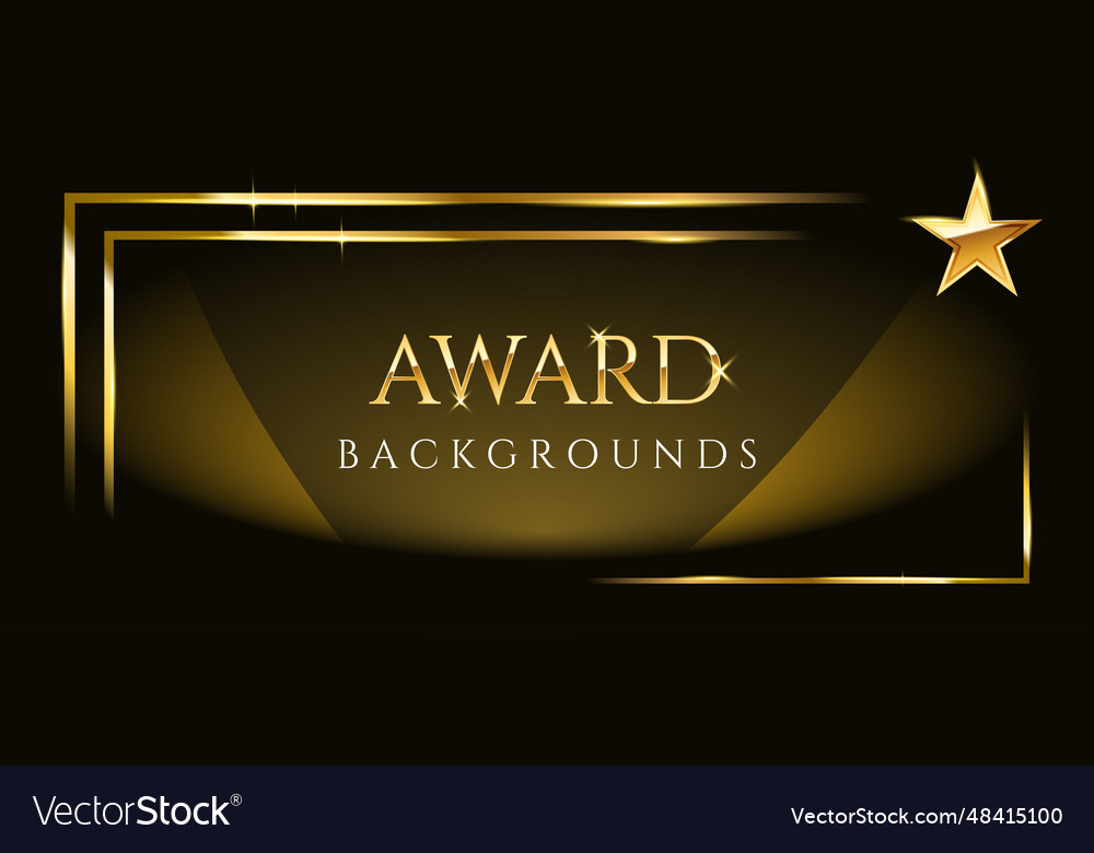 Award ceremony luxurious background Royalty Free Vector