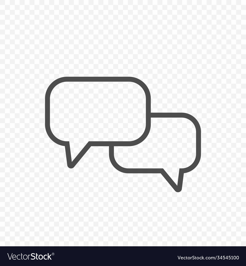 Chat bubble speech icon