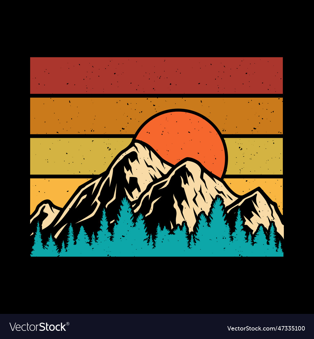 Lustiger Outdoor Bergliebhaber Wander T-Shirt Design vector image Lustiger Outdoor Bergliebhaber Wander T-Shirt Design