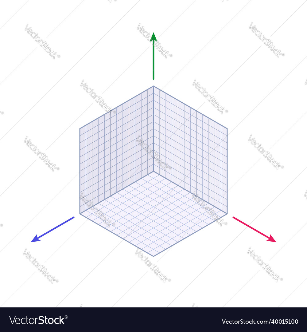 Hexagonal Isometric Grid with Axes