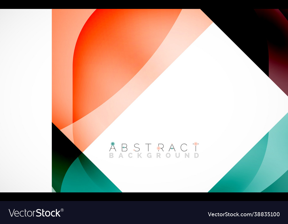 Minimal background abstract square shape vector image Minimal background abstract square shape